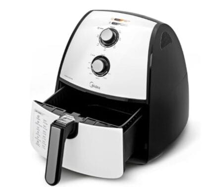 Fritadeira Airfryer Sem Óleo, 4L, Branco, 127V, Midea