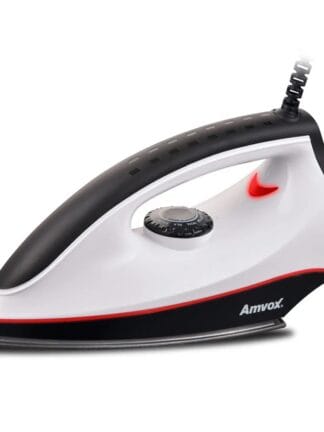 Ferro de Passar Roupa a Seco Amvox AF 1907 Branco 127V