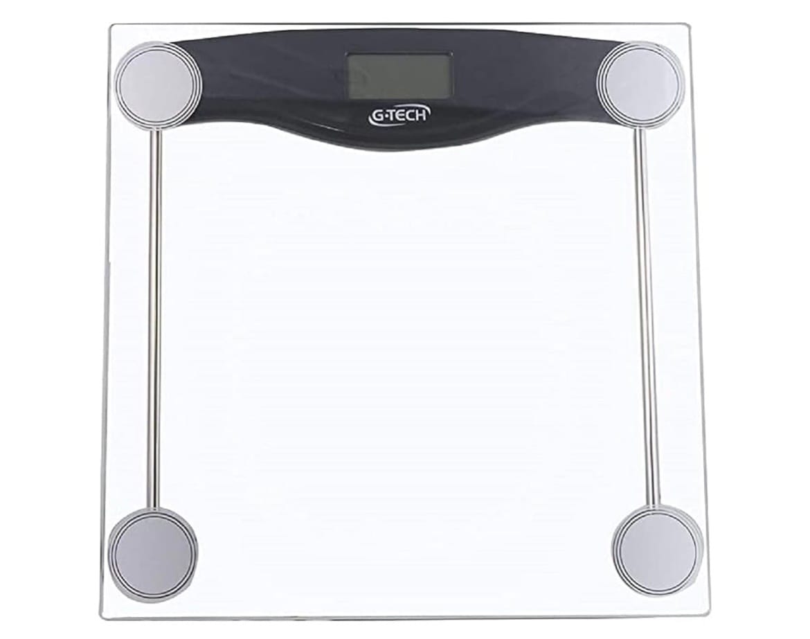 G-Tech Balgl10 Balança Digital em Vidro Temperado, Transparente