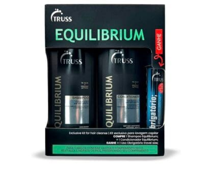 Kit Truss Shampoo e Condicionador Equilibrium + Uso Obrigatório Travel Size