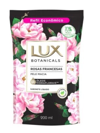 Sabonete Lux Botanicals Rosas Francesas Refil 200ml
