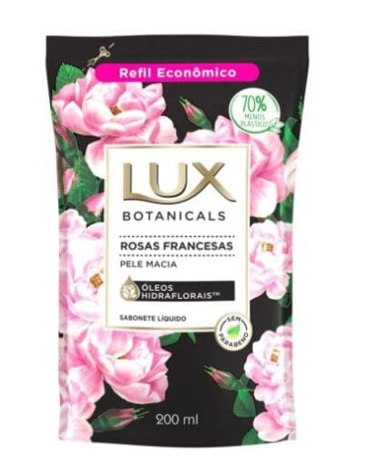 Sabonete Lux Botanicals Rosas Francesas Refil 200ml