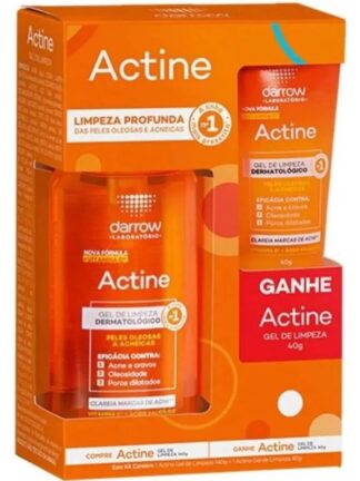 Kit Actine Gel de Limpeza 140g Grátis Gel de Limpeza 40g