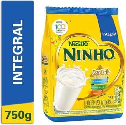 Ninho Leite Po Integral, Pacote 750g