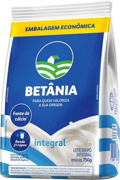 Betânia Leite Em Pó Integral 750G - Imagem 2