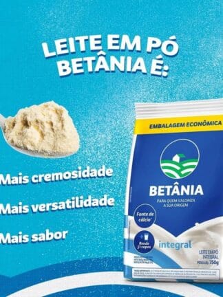 Betânia Leite Em Pó Integral 750G