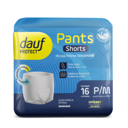 Roupa Íntima dauf Pants Tamanho P/M Com 16 unidades