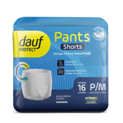Roupa Íntima dauf Pants Tamanho P/M Com 16 unidades