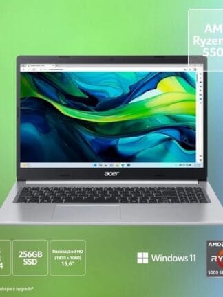 Notebook Acer Aspire 5 A515-45-R5AT AMD Ryzen 5 5500U 15.6"AMD Radeon Graphics 256GB SDD 8GB RAM W 11