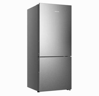 Geladeira Hisense Botton RB-52W Frost Free com Tecnologia Inverter, Portas Reversíveis e Painel Touch 397 L - Inox Look - 110V