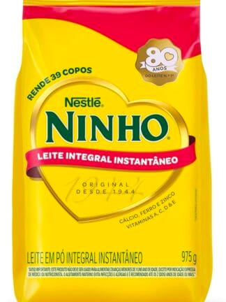 Leite em Pó Ninho Integral Instantâneo Sachê 975g