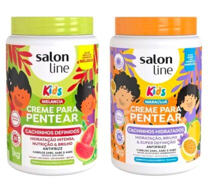 Salon Line, Kit Creme para Pentear Melancia + Maracujá