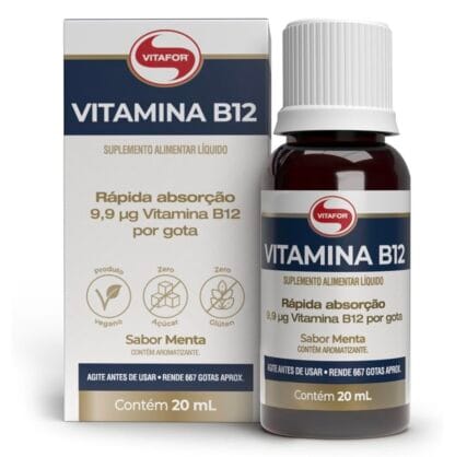 Vitafor - Vitamina B12-20ml - Menta