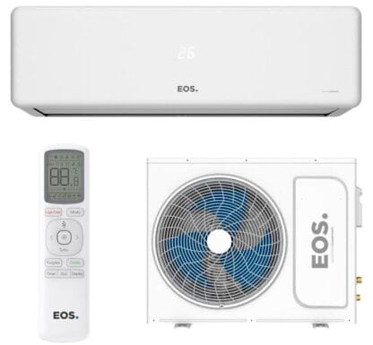Ar-condicionado Split 12000 Btus Eos Master Confort On/off High Wall Só Frio Easm12000fi/easm12000fe 220v