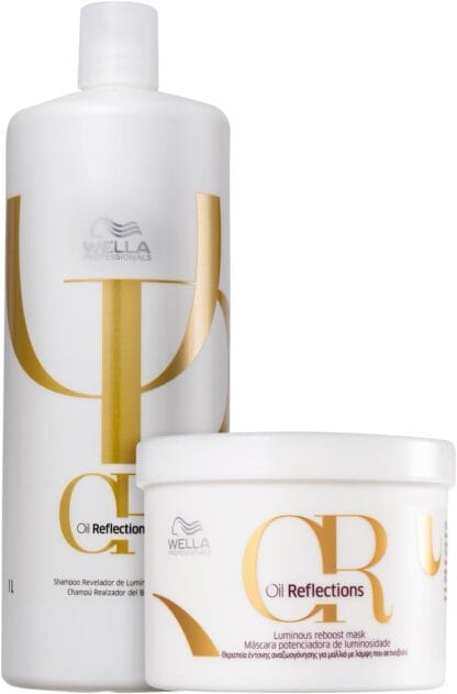 Kit Wella Professionals Oil Reflections Duo shampoo 1L máscara 500ml