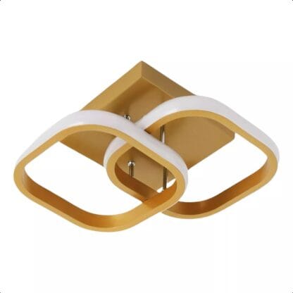 Luminaria Plafon Led Quadrado Quarto Banheiro Quente Fria