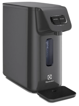 Purificador Electrolux Água Gelada 3 Níveis Cinza Efficient Eletrônico - Bivolt