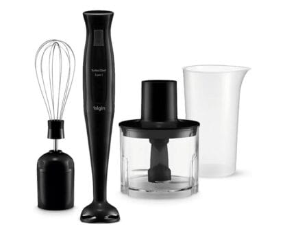 Mixer Vertical Turbo Chef Elgin 3 em 1 200W Preto 110v