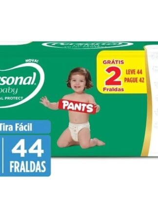 Personal Fralda Baby Total Protect Pants Grande, 44 Unidades