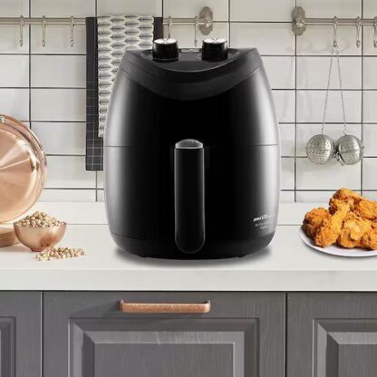 Fritadeira Elétrica Air Fryer Britânia 1500W Sem Óleo BFR25P 3,5L - Preta - 110V
