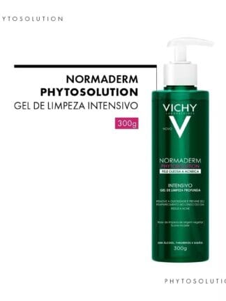Gel De Limpeza Profunda Anti-acne Normaderm Phytosolution Com Ácido Salicílico 300g Vichy