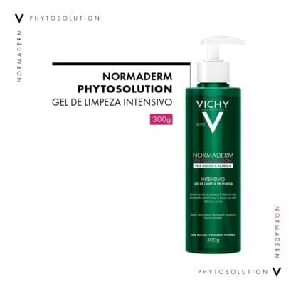 Gel De Limpeza Profunda Anti-acne Normaderm Phytosolution Com Ácido Salicílico 300g Vichy