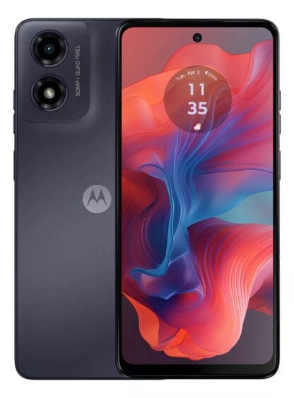 Motorola Moto g04s - 128GB 8GB (4GB RAM+4GB Ram Boost) AI Camera 16MP sensor FPS lateral - Grafite