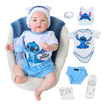 Bebê Reborn Menino Original Realista Articulado De Silicone