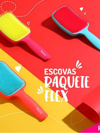 Ricca Escova Raquete Flex Blue
