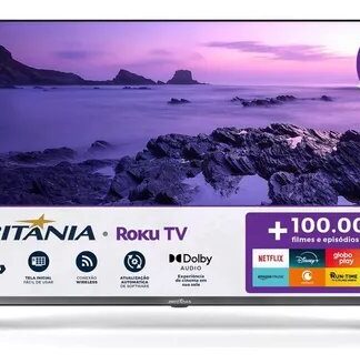Smart Tv 40'' Britânia Btv40m9gr2cgb Roku Led Dolby Audio