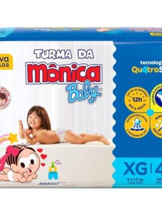Fralda Turma da Mônica Baby Mega XG 42 Unidades