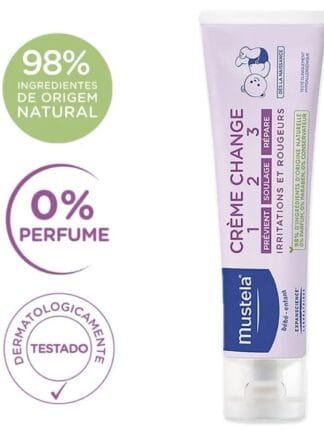 Mustela Creme Preventivo De Assaduras Vitaminado 1>2>3 100Gr - Pomada Antiassaduras