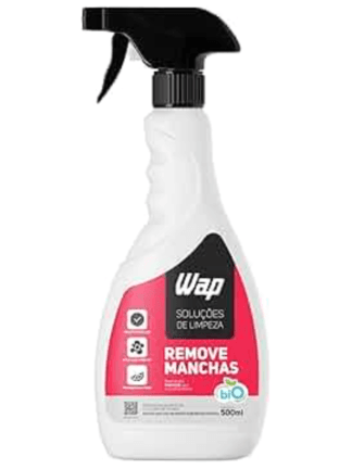Removedor de Manchas de Tecidos e Estofados WAP REMOVE MANCHAS 500ML, Branco e Rosa