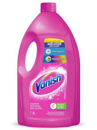 Vanish Tira Manchas Líquido Multiuso 3L Para Roupas Coloridas