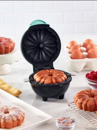 Mini Máquina de Assar Bolo Elétrica Antiaderente Quiche/De Forno/Eggette Maker Mini Ferro 110V
