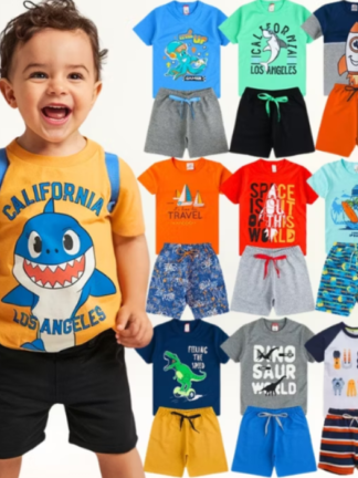 Kit Roupas Infantil Menino Premium 1 ao 14 Conjunto Criança Masculino