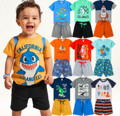 Kit Roupas Infantil Menino Premium 1 ao 14 Conjunto Criança Masculino