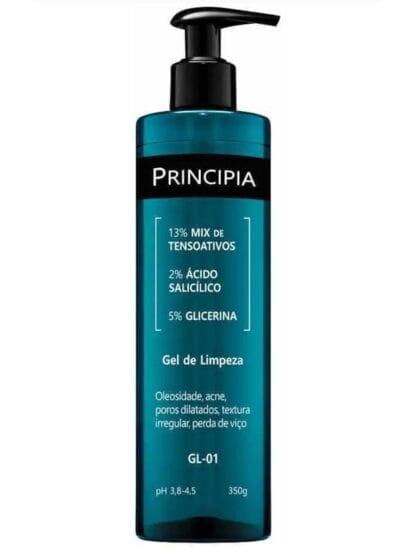 Gel de Limpeza Principia 2% Ácido Salicílico + 5% Glicerina com 350g