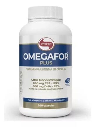 Ômega 3 Vitafor Omegafor Plus 240 Cápsula Epa Dha Sabor Sem Sabor