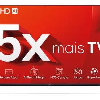 Smart Tv 4k 43" Lg Uhd 43ut8000 Processador a5 Ger7 AI Alexa Chromecast integrado Otimizador de Jogos webOS 24 compatível com Controle Smart Magic
