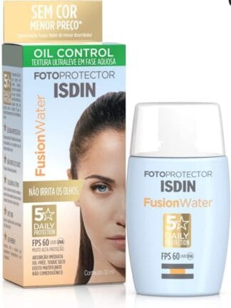 ISDIN Protetor Solar Facial Fusion Water 5 Stars FPS 60 - 30ml
