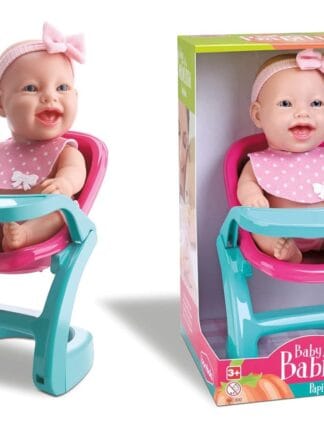 Bambola Boneca Baby Babilina Mini Papinha 23cm