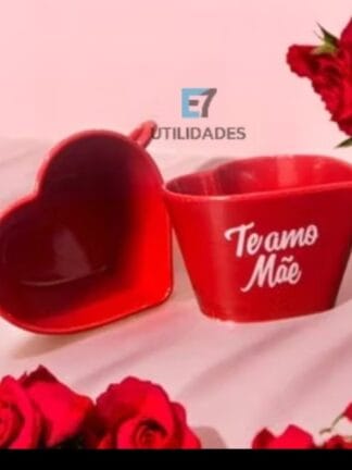 kit 20 Xícaras te amo mãe