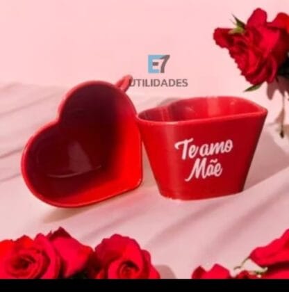 kit 20 Xícaras te amo mãe