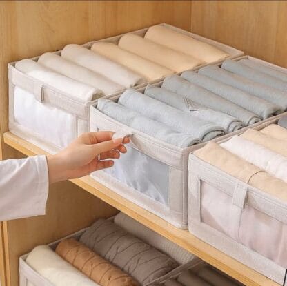 Kit 4 organizador de guarda roupa para roupas