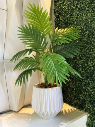 Planta Artificial palmeira com vaso