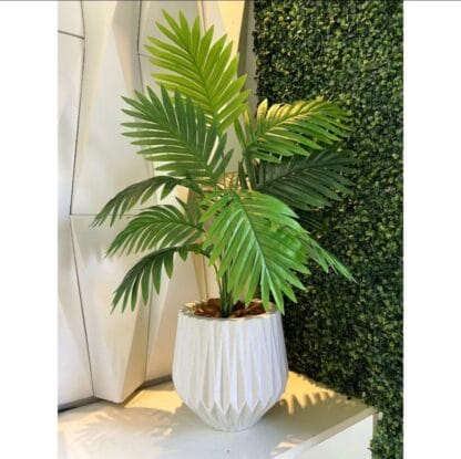 Planta Artificial palmeira com vaso