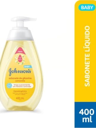 Sabonete Líquido Glicerina Camomila JOHNSON’S® Baby, 400mL