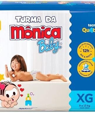 Fralda Turma da Mônica Baby Mega XG 42 Unidades