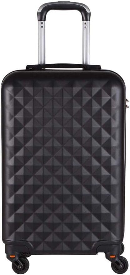 Mala de Bordo em ABS Com 4 Rodas 360 - Roncalli Alemanha Cor:Preto